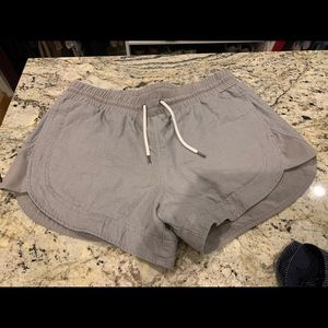 Athleta linen shorts